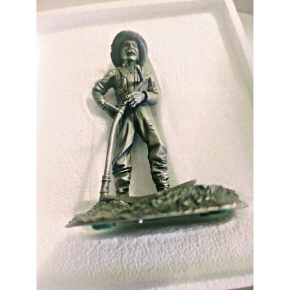 Franklin Mint People of Canada Pewter Figurine The  Wheat Farmer with Box 1977 - Picture 3 of 12